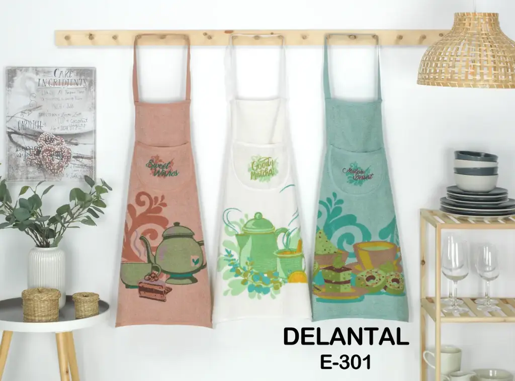 DELANTAL ESTAMPADO RIZO E-301 DOLZ 