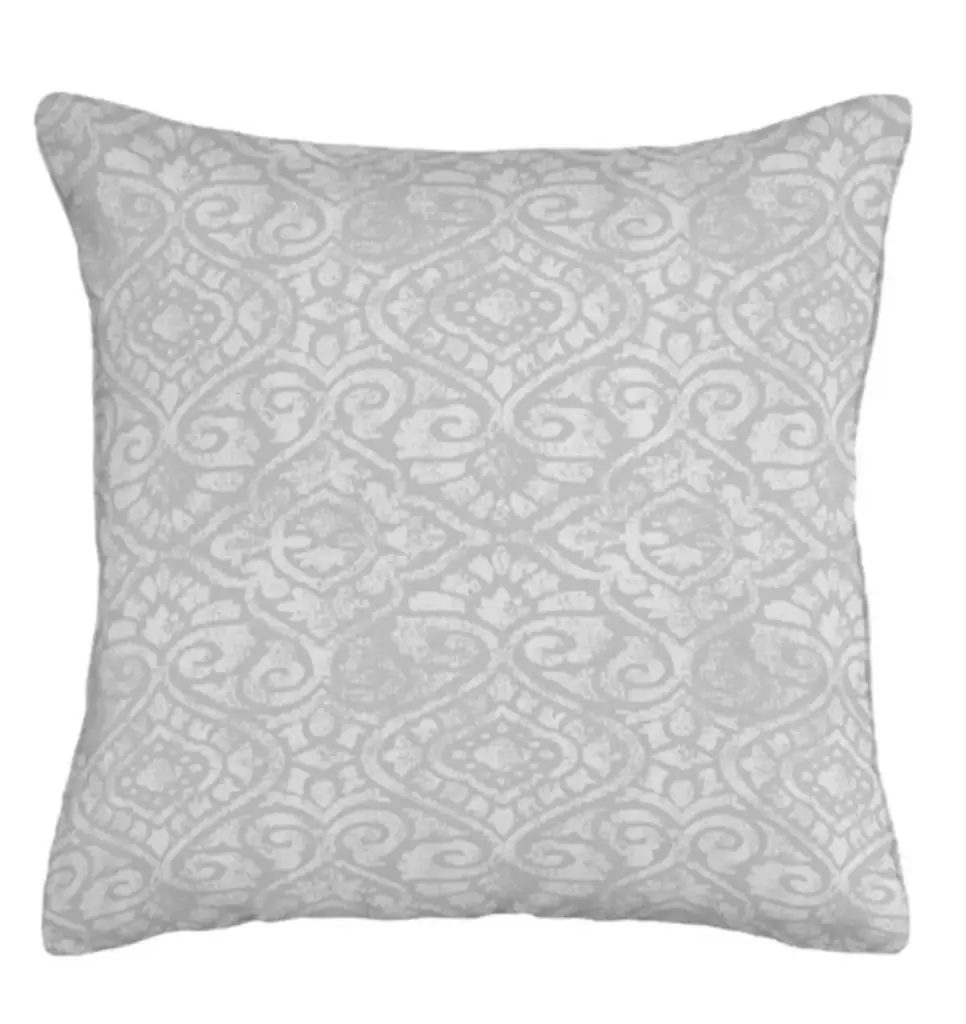FUNDA DE COJÍN JAQUARD DAMA COORD. 45X45 GRIS MARCAVI