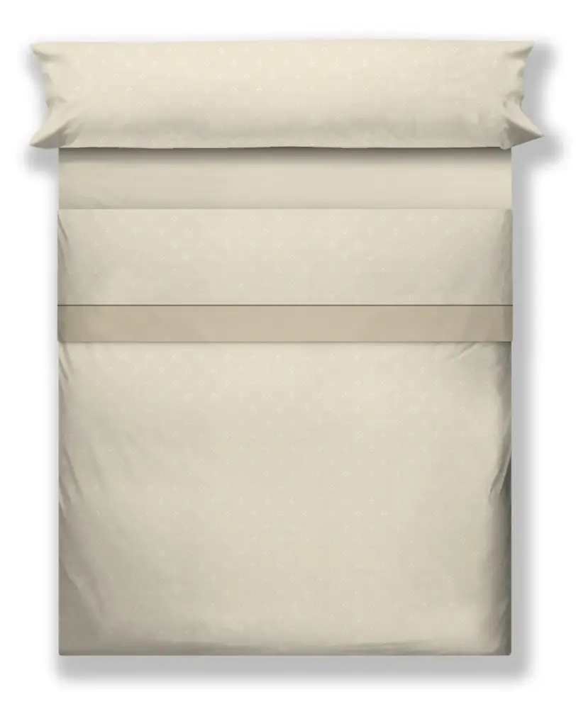 JUEGO SABANAS CORALINA DOGAN BEIGE CAÑETE