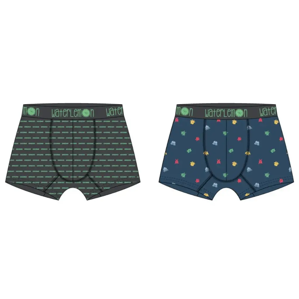 PACK 2 BOXER NIÑO REF 301 GAME OVER WATERLEMON