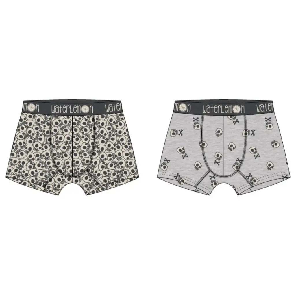PACK 2 BOXER NIÑO 301 EVIL SKULL WATERLEMON