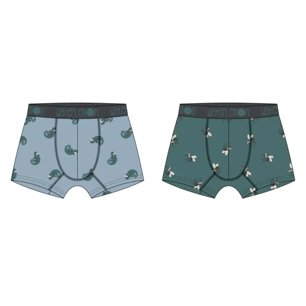 PACK 2 BOXER NIÑO REF 301 CHAMALEON WATERLEMON