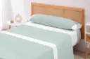 JUEGO DE SABANAS TELA ALANA AGUA MARINA KARAMELO