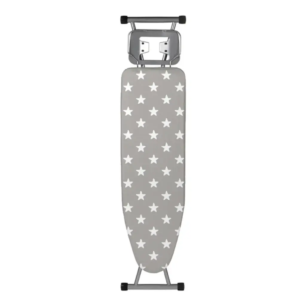 FUNDA TABLA PLANCHAR 140X52 ESTRELLAS GRIS STILIA HOME