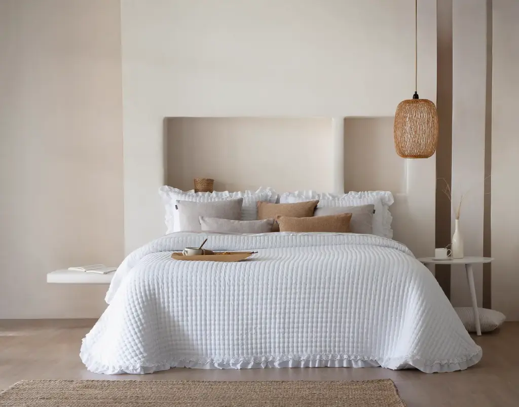 COLCHA IM BOUTI EVERLY BLANCO FUN&DECO