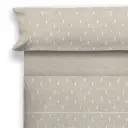 JUEGO DE SABANAS TELA BIRAM BEIGE CAÑETE 