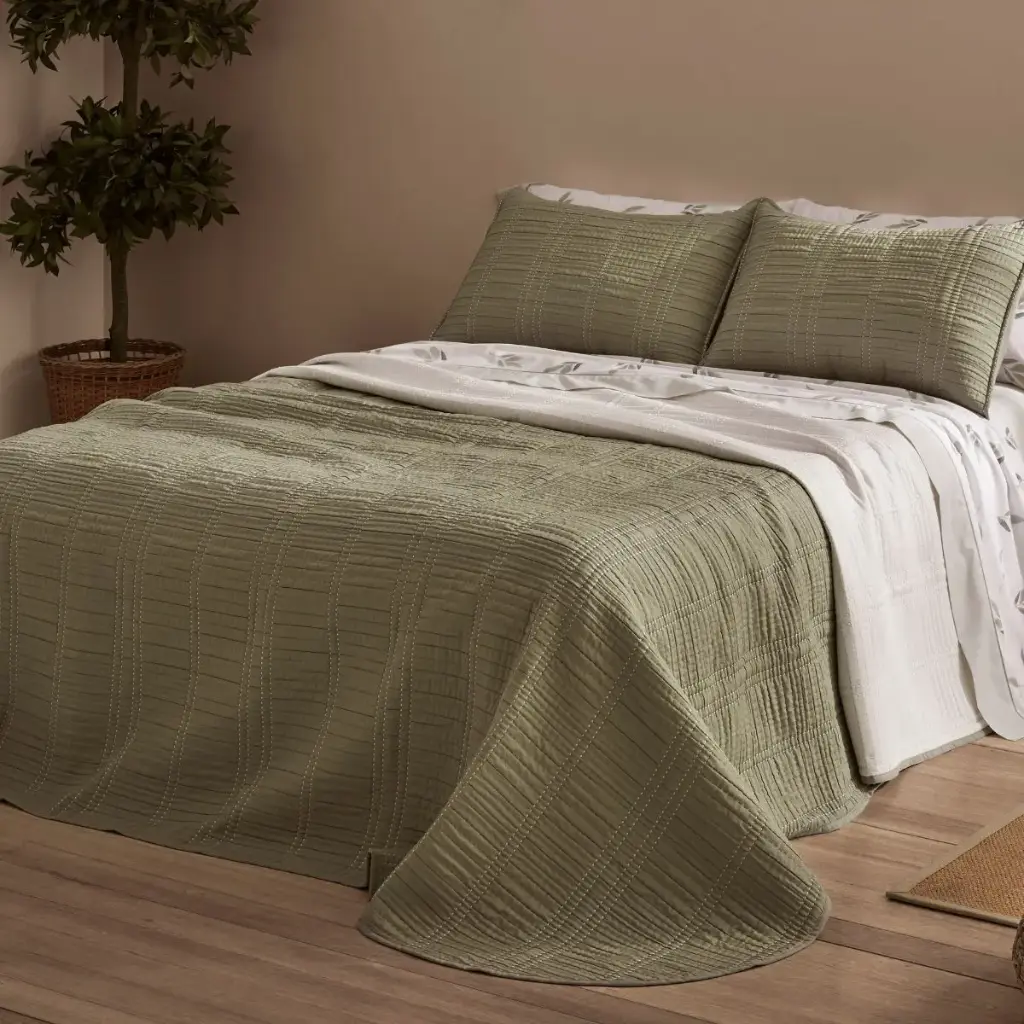 COVERLET 166 SALVIA BURRITO BLANCO