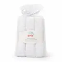 PACK 3 GASAS 80X80 LISAS BLANCO INTERBABY 