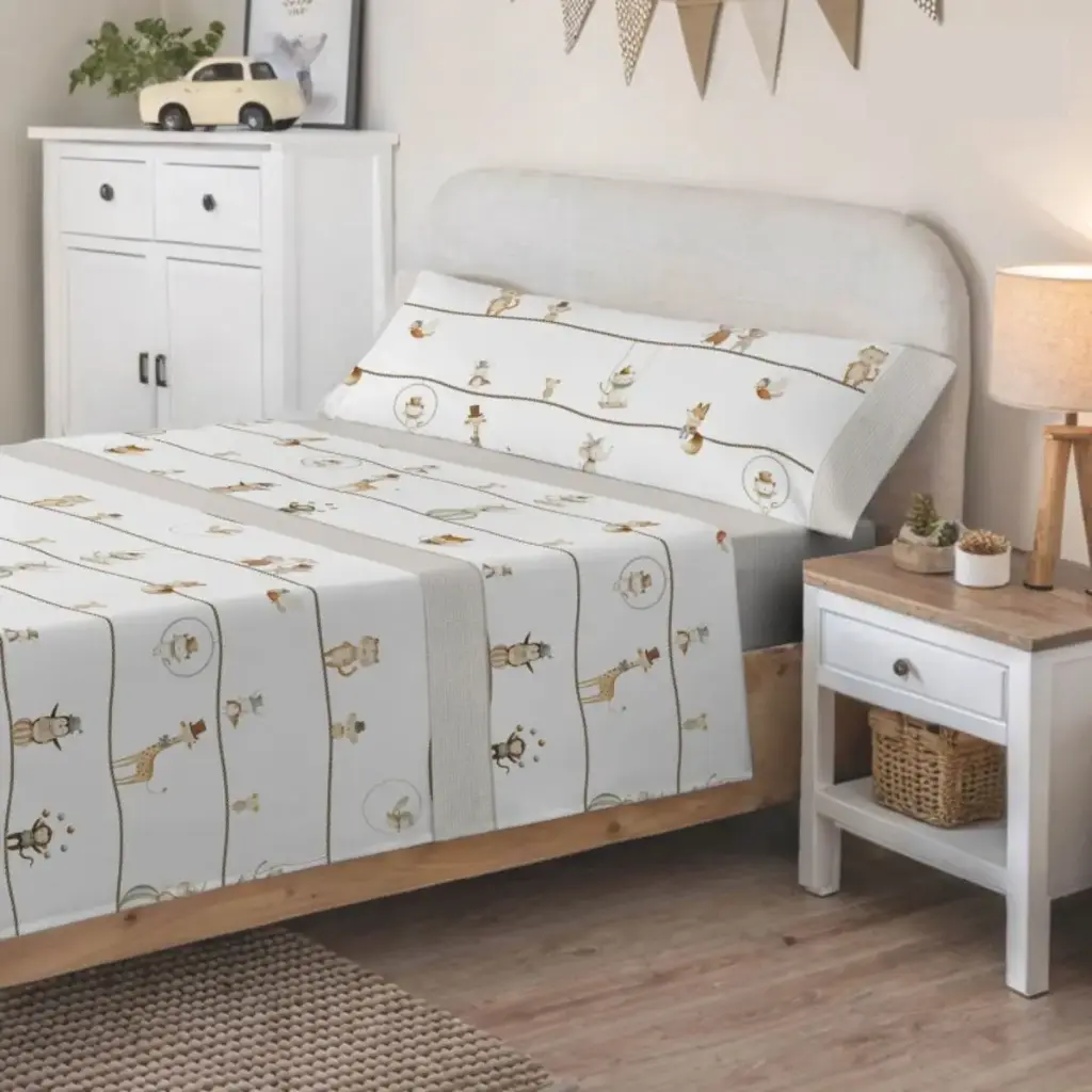 JUEGO DE SABANAS TELA FANTASY LINO KABELY KIDS