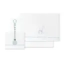 TRIPTICO CUNA TELA CONEJITOS ABRAZOS PASACINTAS + BROCHE BCO/AZUL INTERBABY