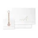 TRIPTICO CUNA TELA PATITOS FAMILIA + BROCHE BCO/ROSA INTERBABY