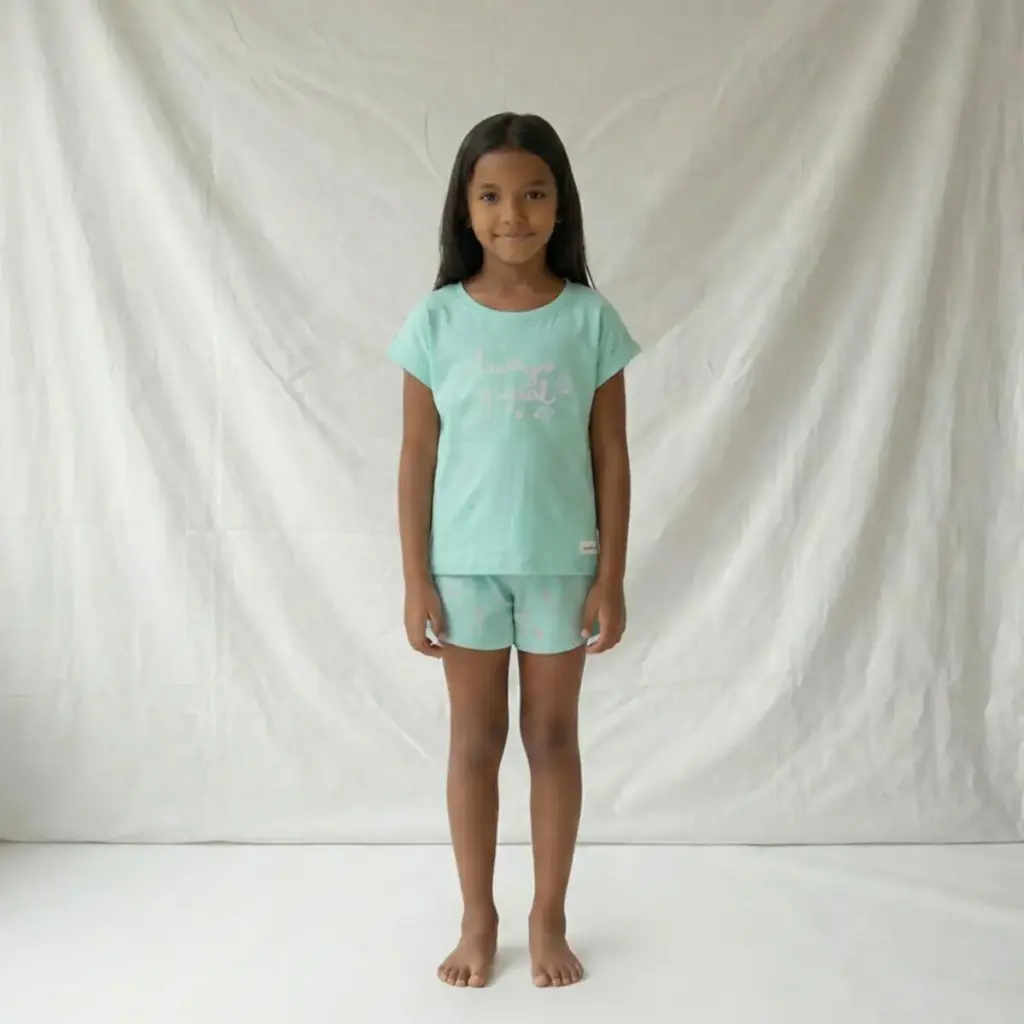 PIJAMA M/C NIÑA 586-27 WATERLEMON