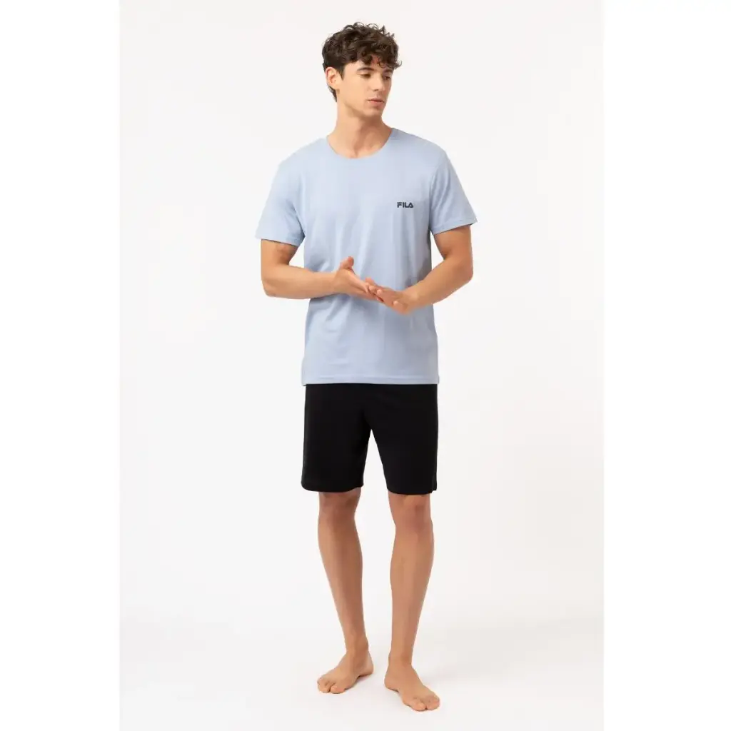 PIJAMA HOMBRE MANGA CORTA FPS1194 AZUL FILA