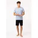 PIJAMA HOMBRE MANGA CORTA FPS1194 AZUL FILA