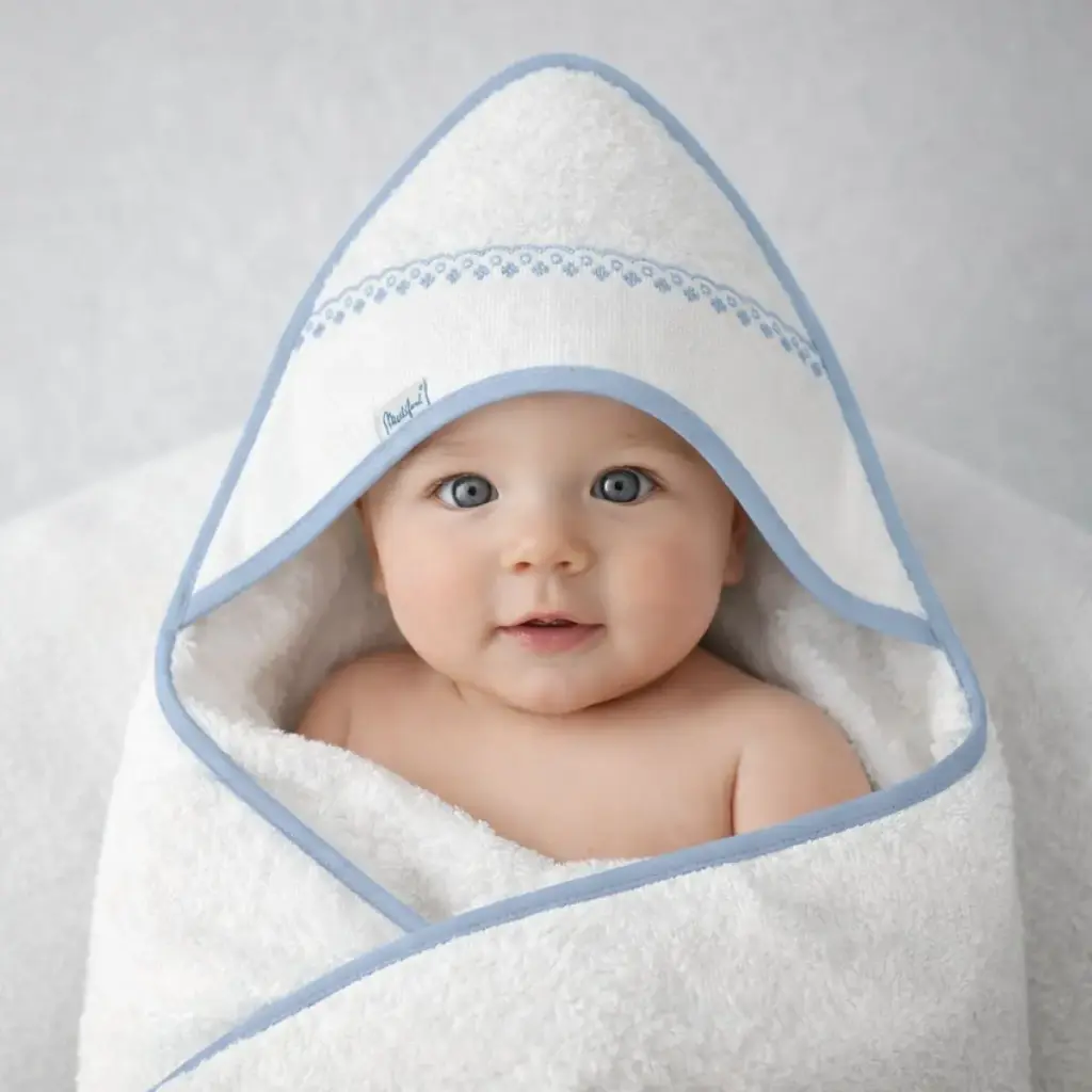 CAPA DE BAÑO T-1M QB01 BLANCO-AZUL MARTIFANEL 