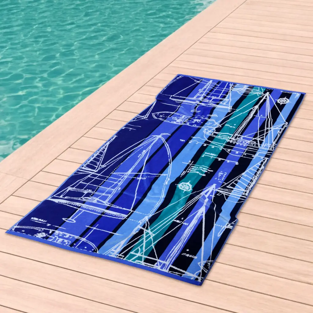 TOALLA PLAYA TERCIOPELO KIMRACE 90X165 SECANETA
