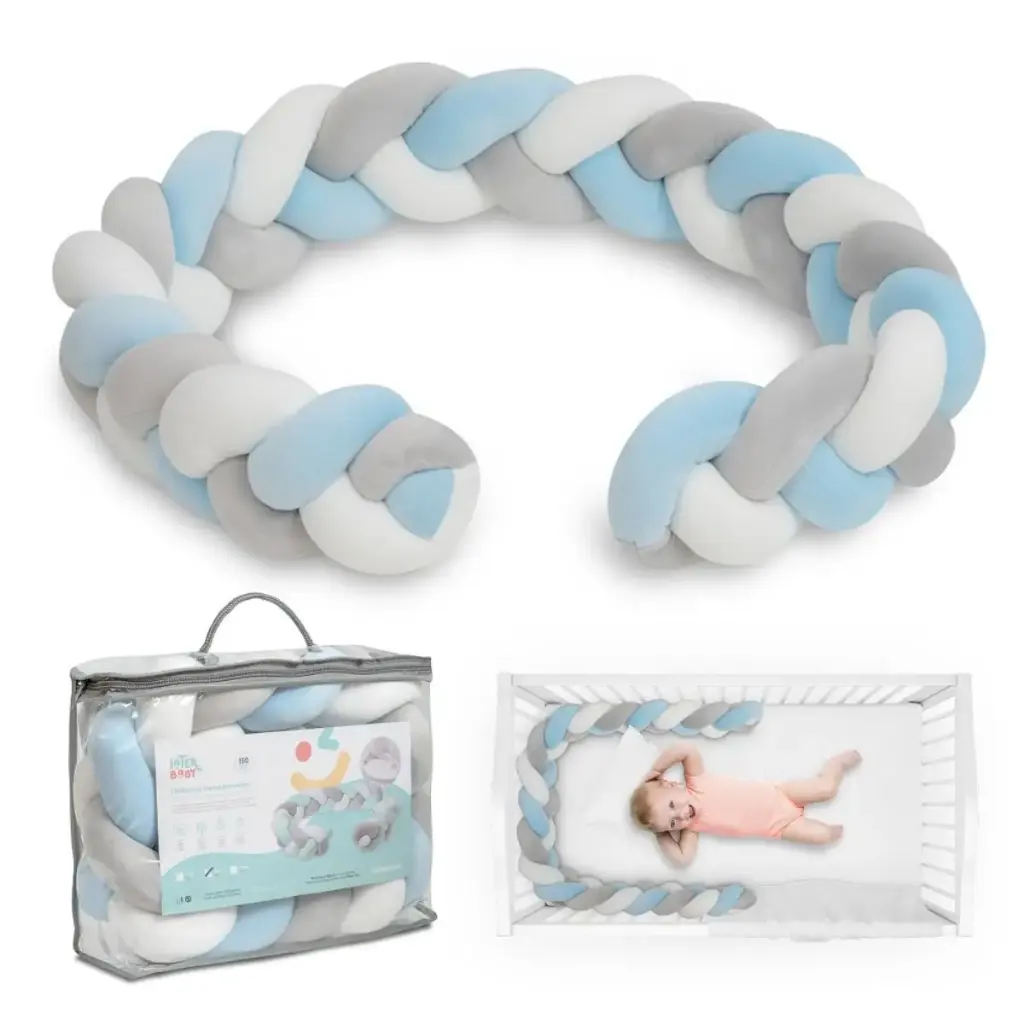 CHICHONERA CUERDA TRENZADA AZUL INTERBABY  