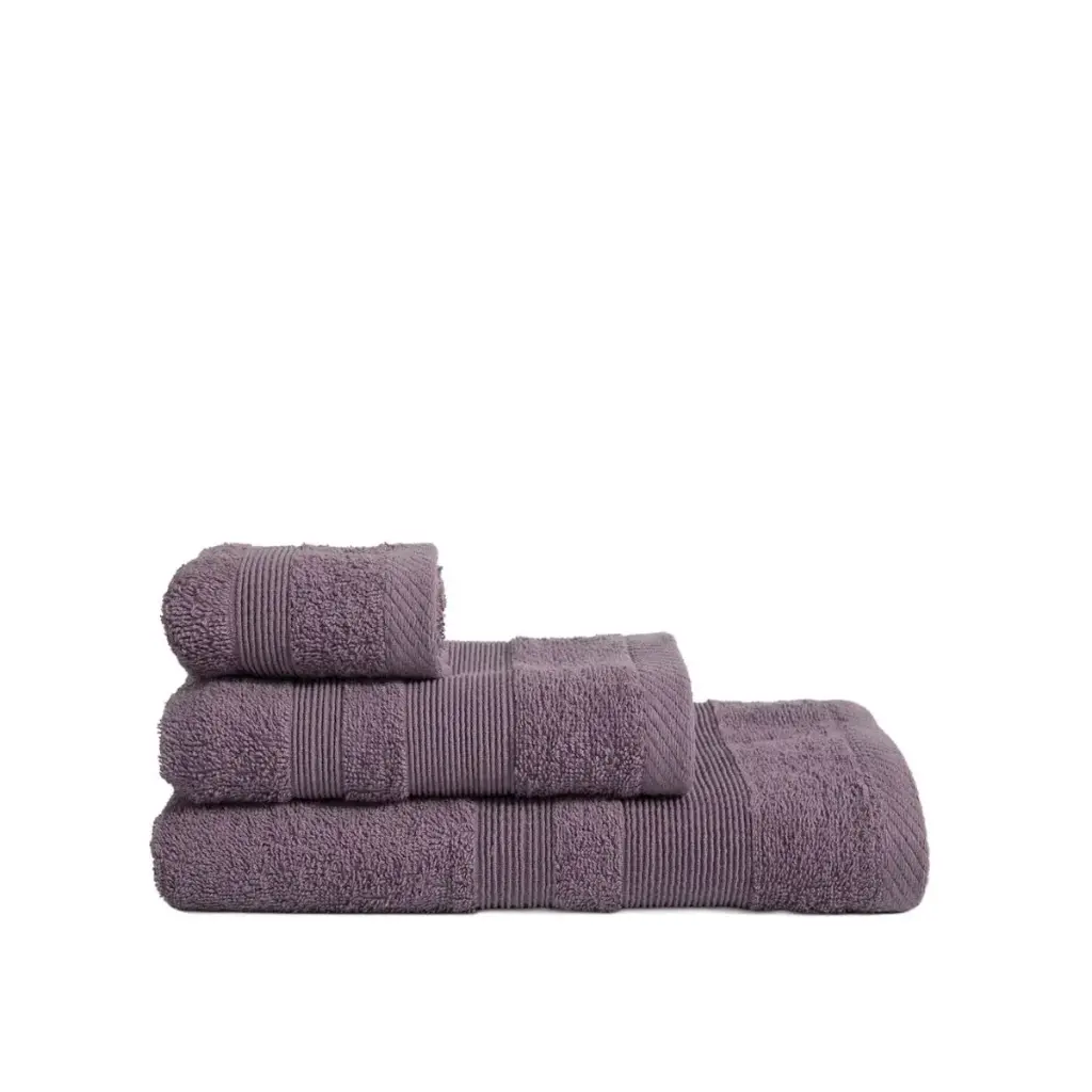 TOALLA RIZO ALGODON VINO MILCOLORS 