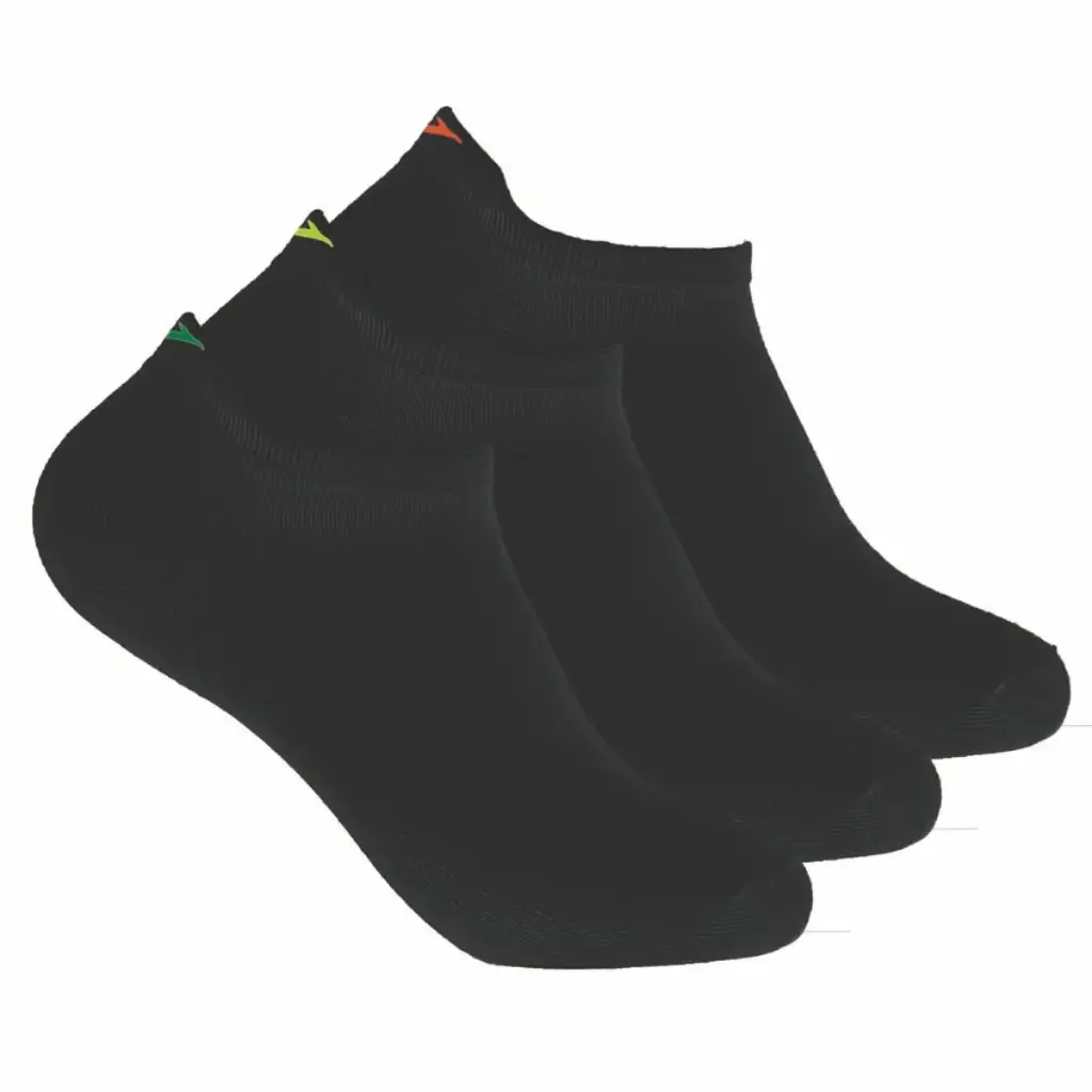 CALCETIN INVISIBLE HOMBRE PACK 3 JS201816I NEGRO/FLUOR JOMA