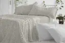 JUEGO DE SABANAS TELA 051 SALVIA BURRITO BLANCO