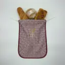 BOLSA PAN BORDADA GRANATE VICHY SC