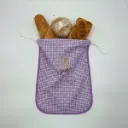 BOLSA PAN BORDADA MALVA VICHY SC