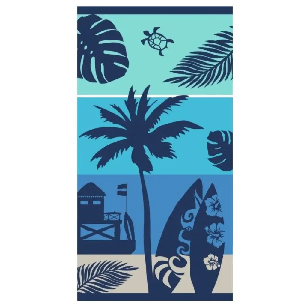 TOALLA PLAYA JACQUARD 05953 90X170 SUR & SURF