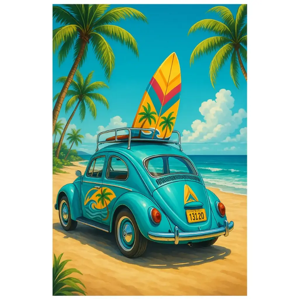 TOALLA PLAYA MICROFIBRA 90X170 07884 ESCARABAJO SUN & SURF