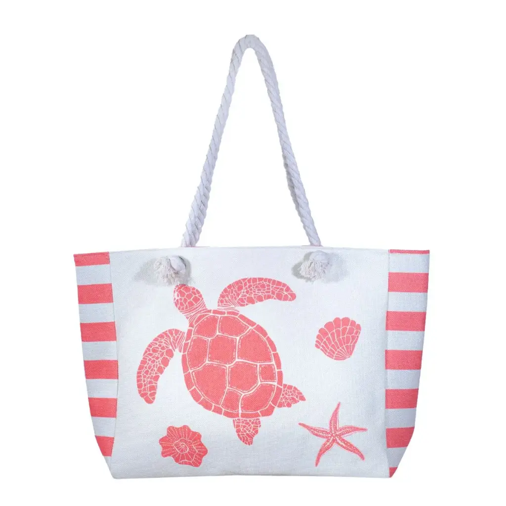 BOLSO PLAYA JUTE 07699 TORTUGA CORAL SUN & SURF