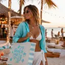 BOLSO PLAYA JUTE 07710 BEACH AZUL SUN & SURF