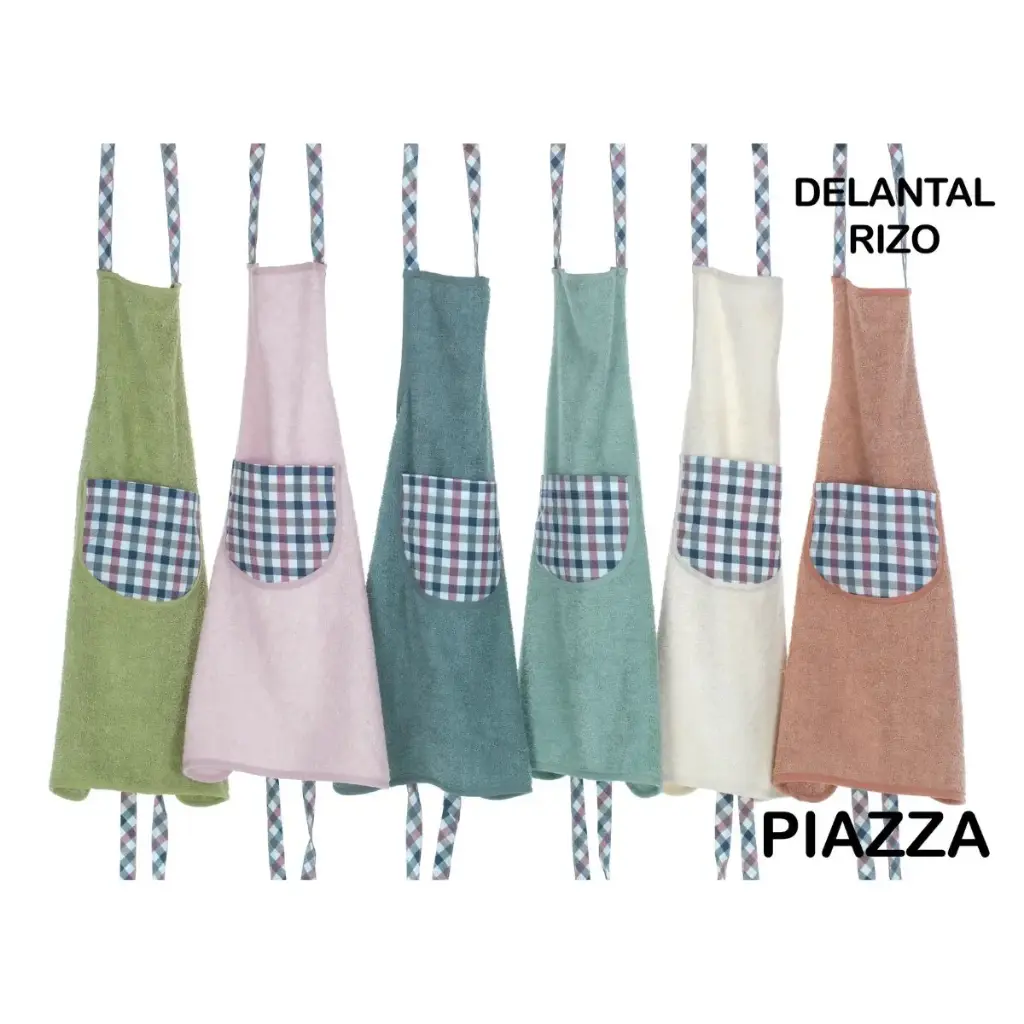 DELANTAL RIZO LISO PIAZZA DOLZ 