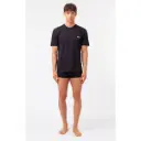 PACK 2 CAMISETAS M/C RED LOGO FU5053/2 NEGRO FILA