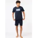 PIJAMA HOMBRE MANGA CORTA FPS1248 MARINO FILA