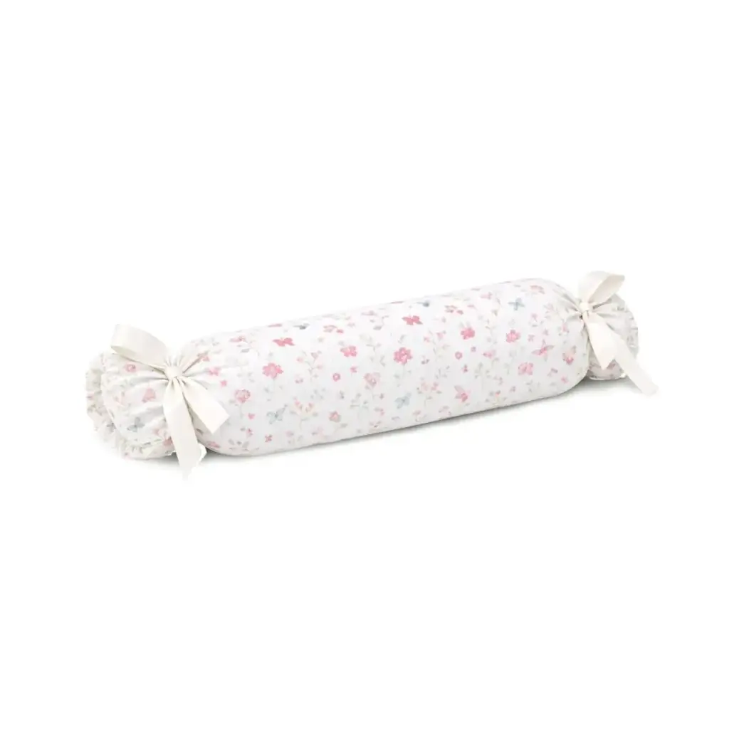 COJIN ANTIVUELCO MODELO FLORES PETALOS ROSA INTERBABY