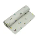 MUSELINA 120 x 120 MODELO GRANJA KOALA VERDE INTERBABY