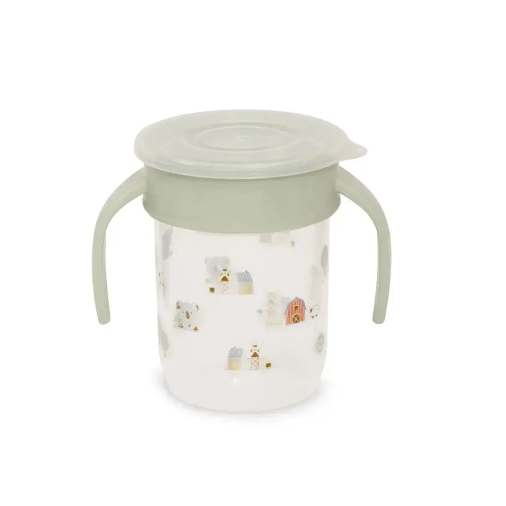 VASO ANTIGOTEO APRENDIZAJE MODELO GRANJA KOALA VERDE INTERBABY