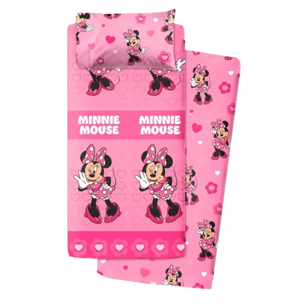 JUEGO DE CAMA TELA MINNIE MOUSE ALGODÓN 