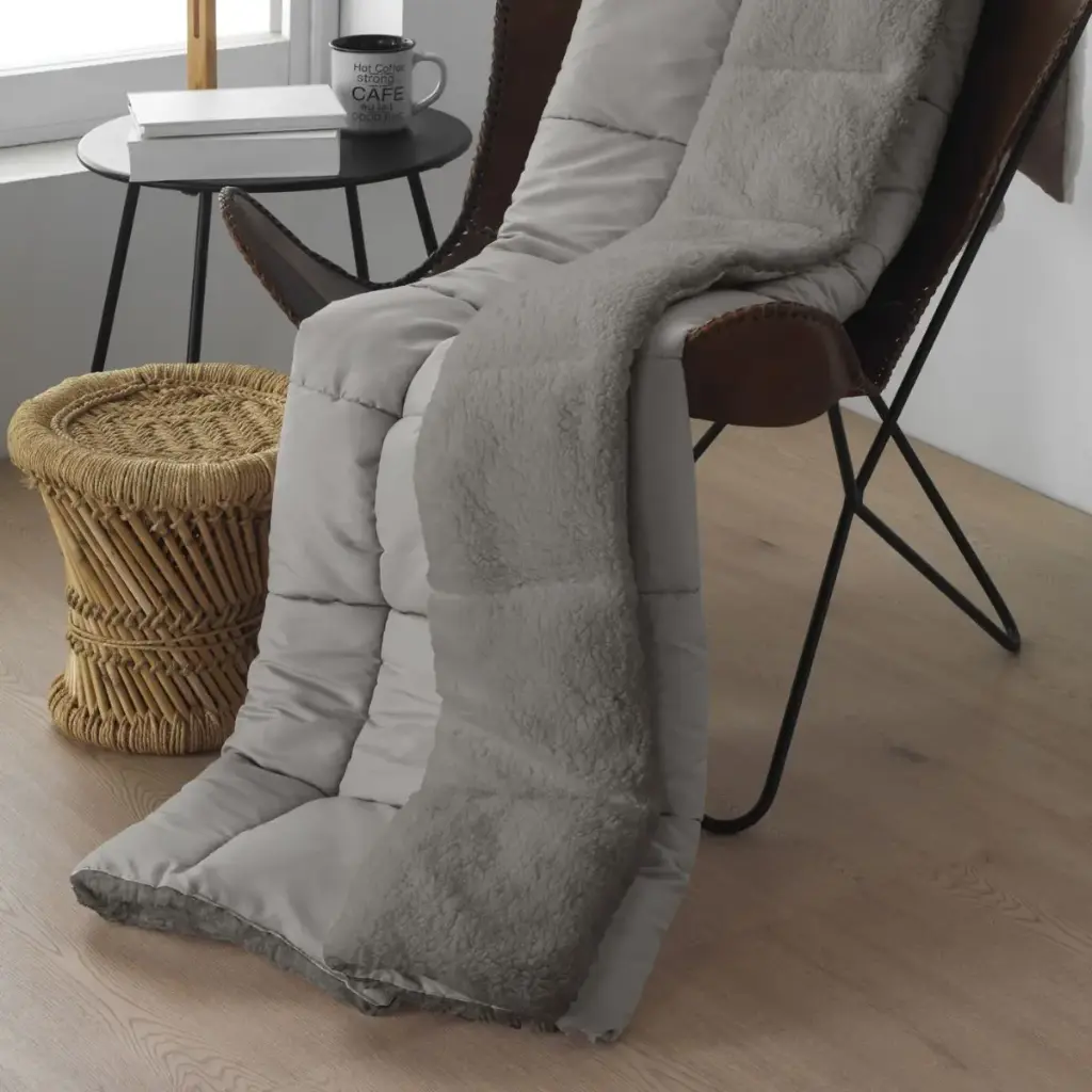 PLAID SHERPA MICRO-GEL TIBET 135X200 PERLA NORDCONFORT