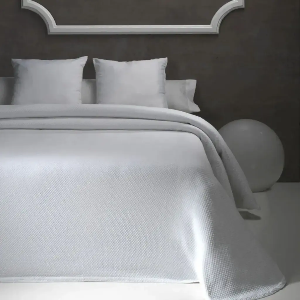 COLCHA JACQUARD JOYA BLANCO HOSTELINE