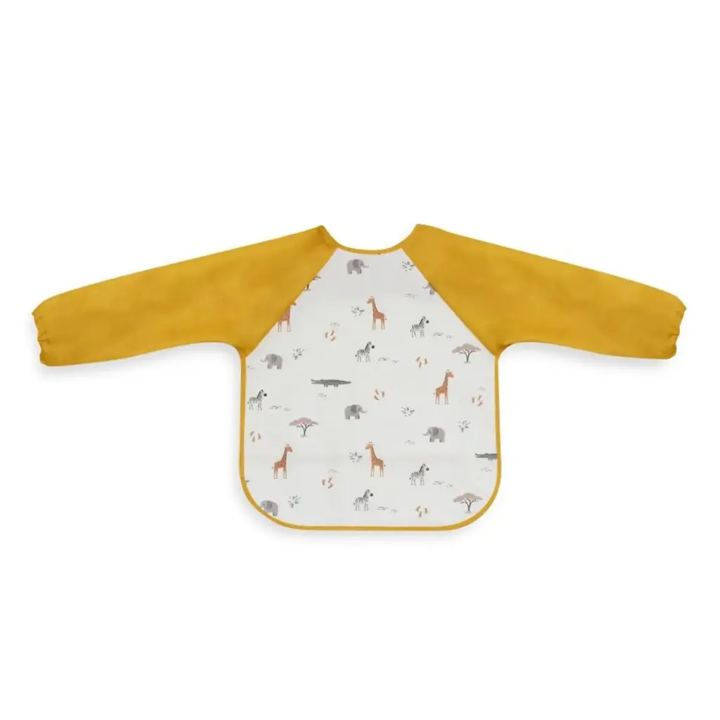 BABERO CON MANGAS ESTAMPADO SAVANNA BEIGE INTERBABY