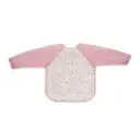 BABERO CON MANGAS ESTAMPADO FLORES PETALOS ROSA INTERBABY