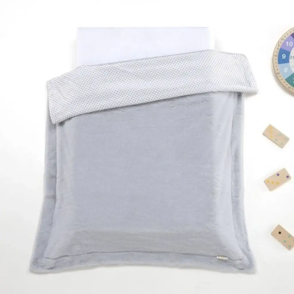 MANTA INFANTIL CANDY P87 80X110 GRIS MORA