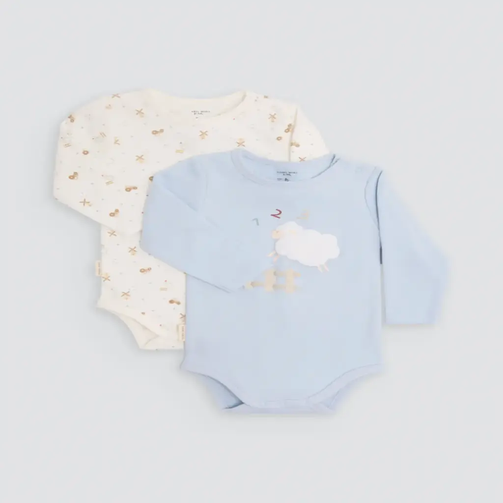 BODY BEBÉ MANGA LARGA 25638 PACK DE 2 YSABEL MORA  