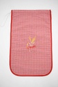 BOLSA PAN BORDADA ROJO VICHY SC