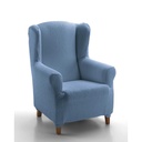 FUNDA SILLON OREJERO JARA AZUL CIELO CASA TEXTIL