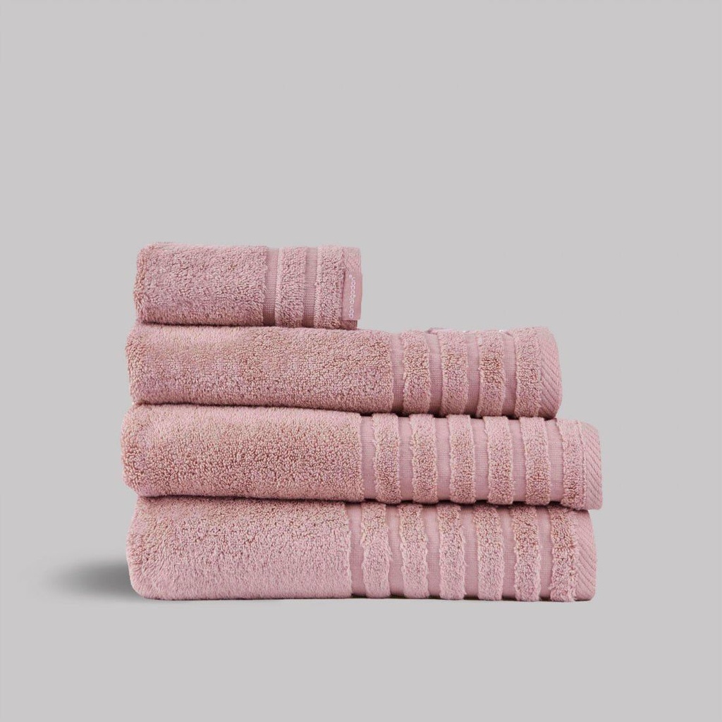 TOALLA 600GR ZERO TWIST MALVA DON ALGODÓN