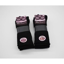 PACK 12 CALCETINES MUJER ALGODON FELPA RULO 3570 NEGRO POSETS