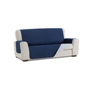 FUNDA CUBRE SOFÁ ACOLCHADO REVERSIBLE COUCH COVER AZUL BELMARTI