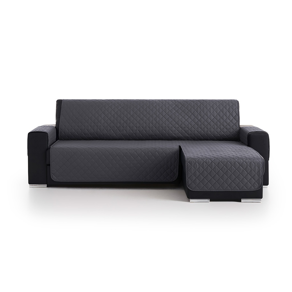 FUNDA CHAISE LONGUE ACOLCHADO GRIS-OSCURO BELMARTI