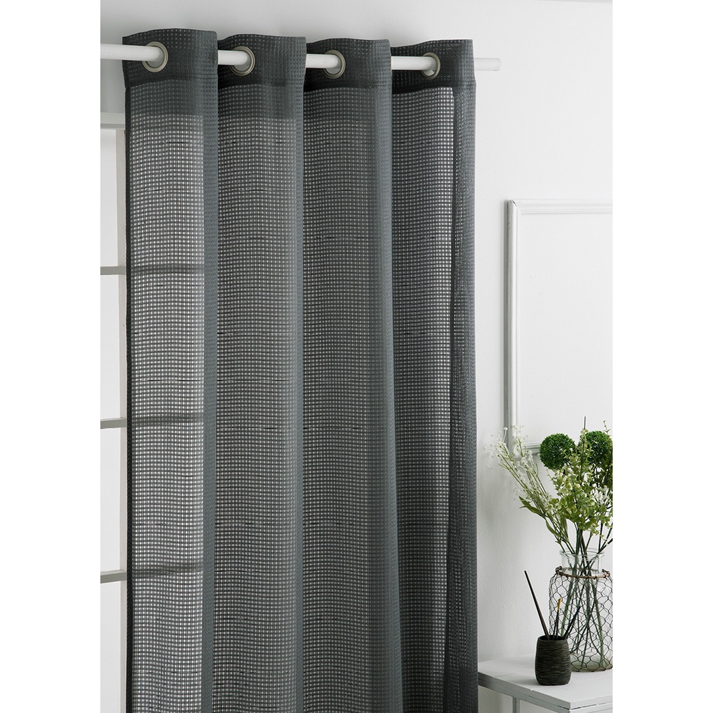 CORTINA IM LAOS 140X270 GRIS FUN&amp;DECO